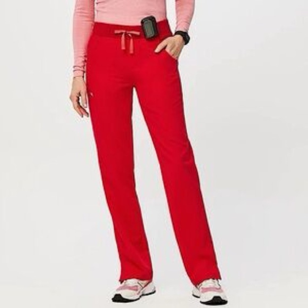 Figs women’s Vibrant Red Drawstring Joggers
